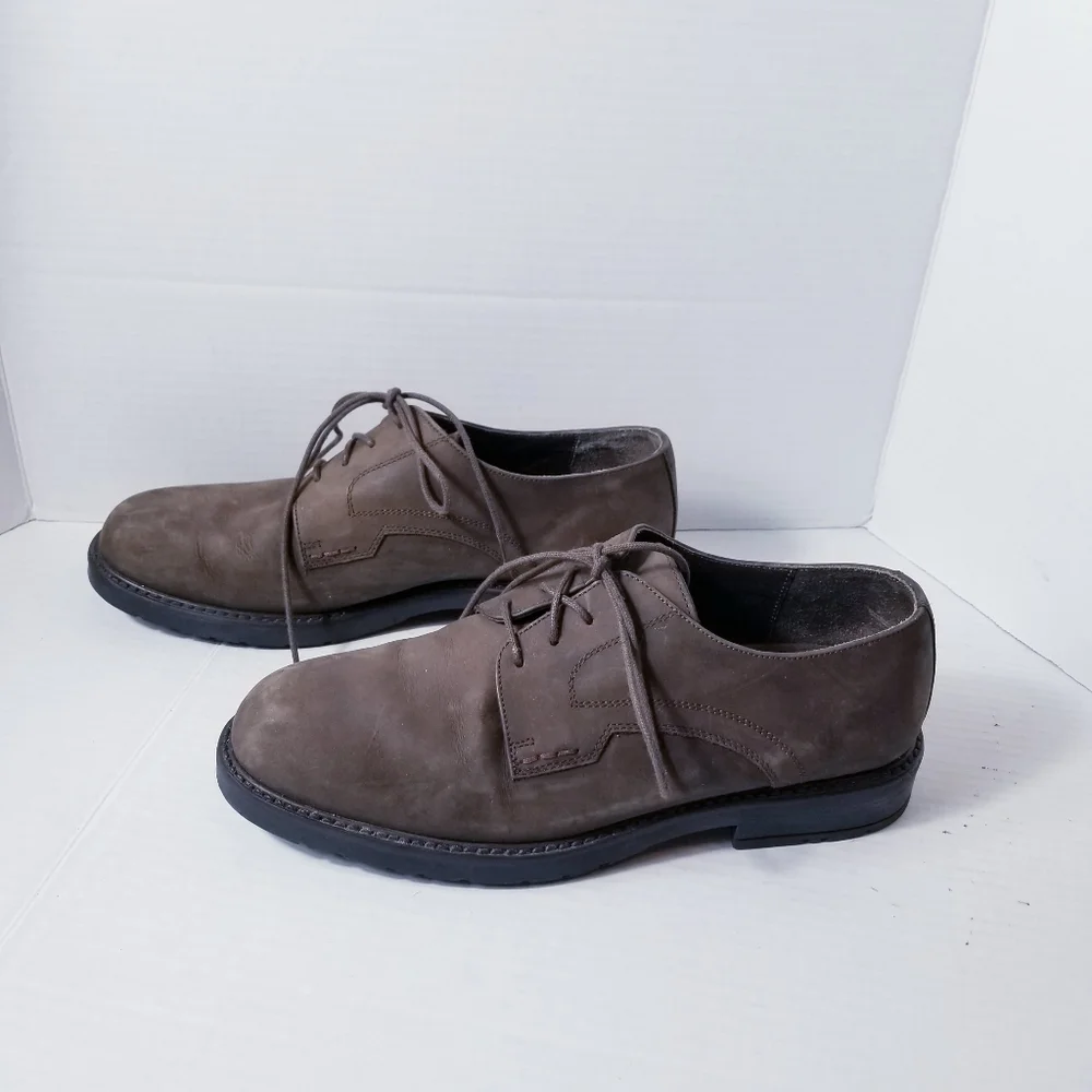 NUNN BUSH BROWN LEATHER UPPER MEN'S DRESS SHOE SIZE 10